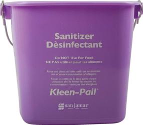 img 1 attached to San Jamar KP196PR Kleen-Pail Professional Cleaning Bucket, 6 Quart, Purple