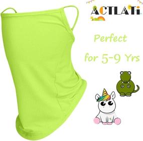 img 3 attached to Bandana Cooling Breathable Balaclava Protection Girls' Accessories : Cold Weather