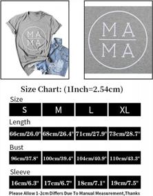 img 3 attached to EGELEXY Women'S Mama Letter Printed Short Sleeve T-Shirt Blouse For Mother'S Day Casual Graphic Tee