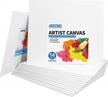 14-pack of 11x14 inch canvas panels by fixsmith - premium 100% cotton primed artist canvases for oil, acrylic, and tempera painting - super value pack logo