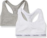 calvin klein womens carousel bralette women's clothing : lingerie, sleep & lounge logo