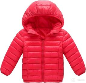 img 2 attached to HILEELANG Toddler Winter Puffer Outwear Apparel & Accessories Baby Boys , Clothing