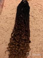 img 1 attached to Dorsanee Pre-Twisted Passion Twist Hair 10 Inch, 8 Packs Pre Looped Passion Twist Braiding Hair, Bohemian Plait Passion Twists Crochet Hair For Black Women Synthetic Hair Extensions (10In, 1#) review by Dawn Babyiee