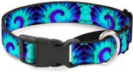 🌈 buckle-down tie dye swirl martingale dog collar: vibrant pet accessory for control and style logo