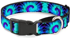 img 2 attached to 🌈 Buckle-Down Tie Dye Swirl Martingale Dog Collar: Vibrant Pet Accessory for Control and Style