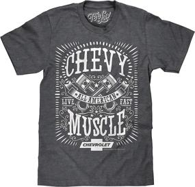 img 4 attached to Classic Chevy Shirt: Tee Luv All American Muscle - Chevrolet Graphic Tee Shirt