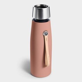img 1 attached to Livana 16 Oz. SilkSip™ Insulated Water Bottle - Glass-Like Drinking Experience - HydraGlow (Sedona)