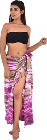 img 2 attached to ANJANIYA Swimwear Sarong Swimsuit Indigo Women's Clothing at Swimsuits & Cover Ups