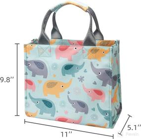 img 2 attached to 👶 Compact Waterproof Diaper Tote Bag: Multi-Functional Small Baby Diaper Bag, Lightweight Mini Diaper Bag Purse