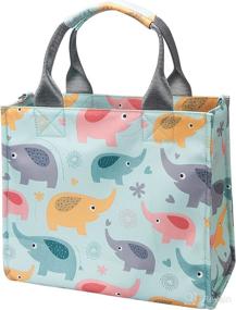 img 4 attached to 👶 Compact Waterproof Diaper Tote Bag: Multi-Functional Small Baby Diaper Bag, Lightweight Mini Diaper Bag Purse