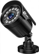 камера видеонаблюдения xvim 1080p hd: защита от непогоды в помещении и на открытом воздухе с 12 ик-светодиодами и ночным видением 85 футов логотип
