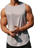мужские майки для тренировок: magiftbox gym vest fitness jogging sports mesh cool tank tops quick-dry t52t53 логотип