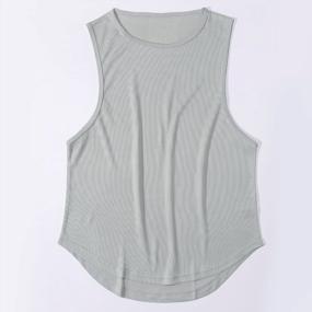 img 1 attached to Men'S Workout Muscle Tanks: Magiftbox Gym Vest Fitness Jogging Sports Mesh Cool Tank Tops Quick-Dry T52T53
