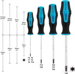 img 2 attached to 12 Piece Screwdriver Chrome Vanadium Magnetic Demagnetizer Tools & Equipment