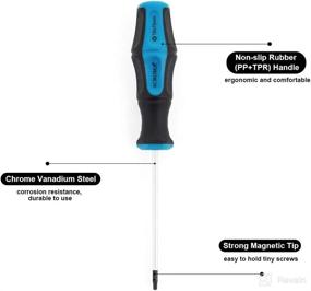 img 1 attached to 12 Piece Screwdriver Chrome Vanadium Magnetic Demagnetizer Tools & Equipment