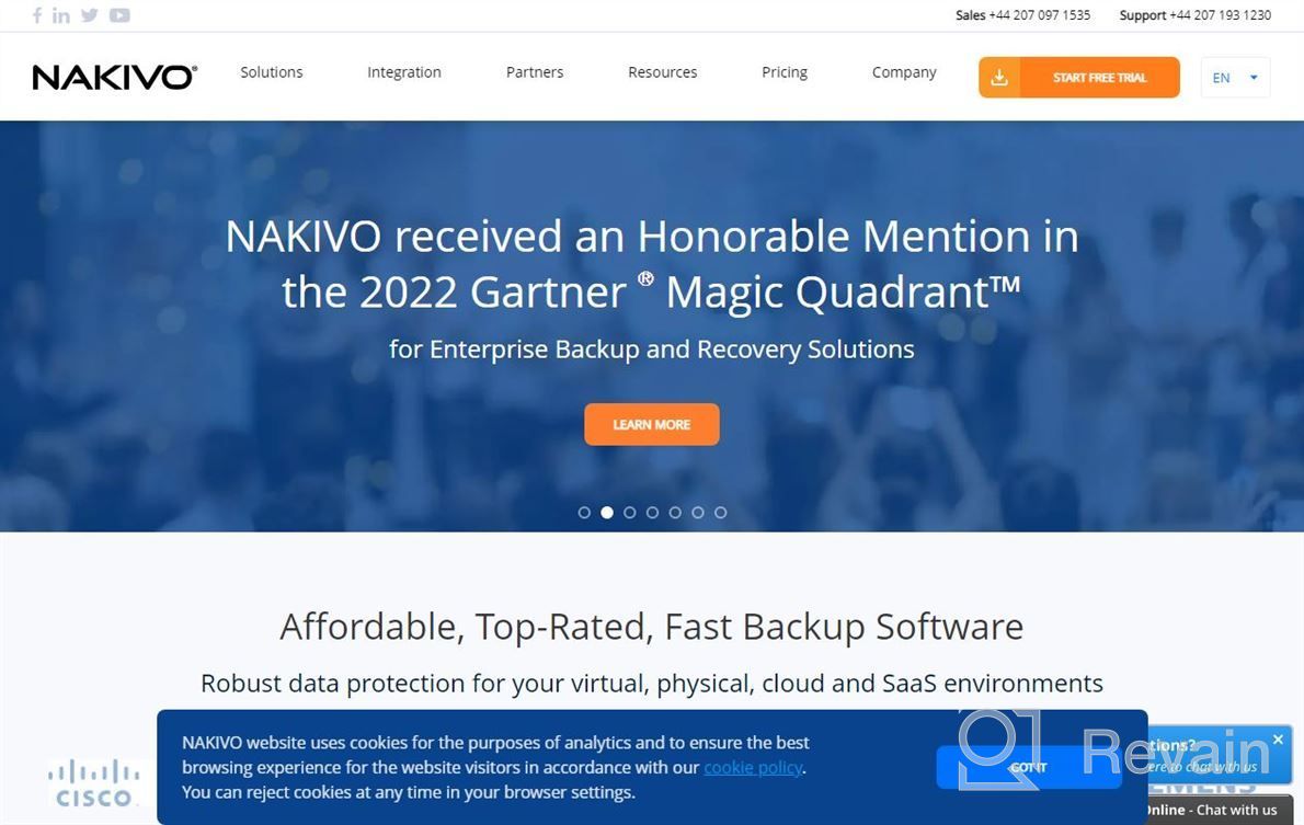 img 1 attached to NAKIVO Backup & Replication review by Satish Greener