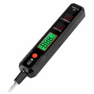 vt500 voltage tester: 12v-300v non-contact & contact, lcd display, buzzer alarm & wire breakpoint finder logo