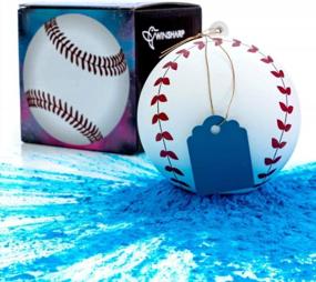 img 4 attached to Gender Reveal Baseball - Single Ball With Exploding Pink And/Or Blue Powder - Choose Your Color For The Perfect Boy Or Girl Softball Baby Reveal Party - Winsharp