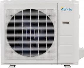 img 2 attached to White Senville Dual Zone Mini Split Air Conditioner Heat Pump, 28000 BTU, Alexa Compatible - SENA-30HF/D