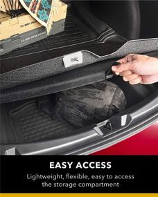 img 2 attached to 🔒 Enhance Protection for your Tesla Model 3 with 3D MAXpider Front Cargo Liner - Custom Fit, All-Weather Kagu Series in Smooth Black Basin