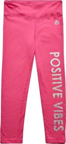 img 1 attached to 👧 RBX Girls Active Leggings - Performance Clothing for Girls in Leggings