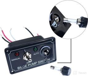 img 3 attached to 🔘 Boeray Rocker Toggle Switch Panel with Fuse, 12V 24V Max 15A, Waterproof Marine ON/Off Switch Panel