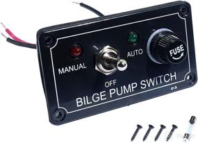 img 4 attached to 🔘 Boeray Rocker Toggle Switch Panel with Fuse, 12V 24V Max 15A, Waterproof Marine ON/Off Switch Panel