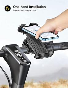 img 1 attached to 📲 Viccux Motorcycle Phone Mount, Enhanced Stability [No Falling Off] [Zero Shaking] [Effortless Install & Removal] Adjustable Bike Phone Mount, Scooter Bicycle Phone Holder Compatible with iPhone 13 Pro Max/12, Galaxy S20, 4.7-6.8’’