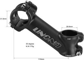 img 3 attached to FOMTOR 31.8 Bike Stem With 35 Degree Rise And Length Options Of 70Mm, 90Mm, And 110Mm - Ideal For 1.25" Handlebar Mountain Bikes, Road Bikes, MTBs, And BMXs