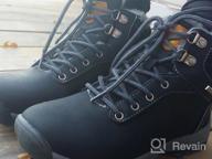 img 1 attached to Winter Ready: Unisex Hiking Boots With Non-Slip Sole, Water Resistance, & Soft Lining review by Nick Nunez