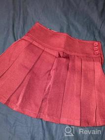 img 3 attached to Bienzoe Classical Pleated School Uniform Girls' Clothing for Skirts & Skorts