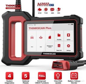 img 4 attached to 🚗 thinkcar OBD2 Scanner: 2022 Newest ThinkScan Plus S6 ABS,SRS,ECM,TCM System Diagnostic Scan Tool with 5 Special Services - 100,000+ Cars Code Reader and Lifetime Free Update