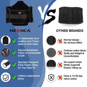 img 2 attached to NEENCA Medical LSO Back Brace With Removable Lumbar Pad - Lumbar Support For Pain Relief, Elders, Injuries, Herniated Discs, Sciatica, Scoliosis, Post Surgery & Fractures And More