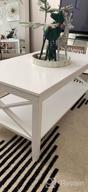 img 1 attached to Modern Chic And Functional White Coffee Table With Storage Shelf For Your Living Room review by Joseph Quintana