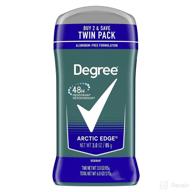 stay fresh and cool ❄️ all day: degree men extra deodorant arctic logo