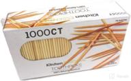 🌿 1000-count organically sourced bamboo toothpicks – must-have for your kitchen logo