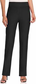 img 4 attached to Feel Comfortable And Confident With V VOCNI Women'S Bootcut Dress Pants – Perfect For Curvy Women!
