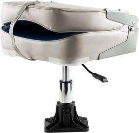 img 1 attached to AQUOS Folding Seat, Bass Seat For Fishing, Inflatable Boat