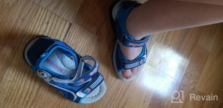 img 1 attached to 👟 Children's Closed Toe Sports Sandals: Boys and Girls Summer Beach Water Shoes for Toddlers and Kids - Breathable, Athletic, and Durable review by Eric Salem