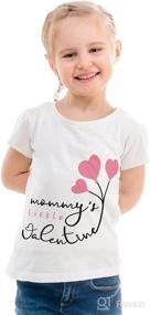 img 3 attached to ❤️ Adorable Wild and Happy Mommy's Little Valentine Toddler T-Shirt - Perfect Gift for Valentine's Day!