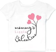 ❤️ adorable wild and happy mommy's little valentine toddler t-shirt - perfect gift for valentine's day! логотип