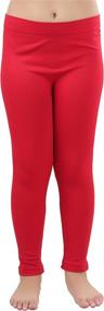 img 3 attached to 🏻 Stylish Girls' Nylon Spandex Leggings: Top-Quality Girls' Clothing