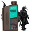sunlu's biodegradable 3d printer resin: fast curing, eco-friendly, low shrinkage, 1kg black for lcd/dlp/sla 3d printing logo