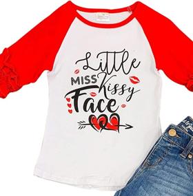 img 2 attached to Christmas Holiday Red XXXXL P201927P Girls' Clothing : Tops, Tees & Blouses