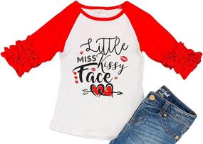 img 3 attached to Christmas Holiday Red XXXXL P201927P Girls' Clothing : Tops, Tees & Blouses