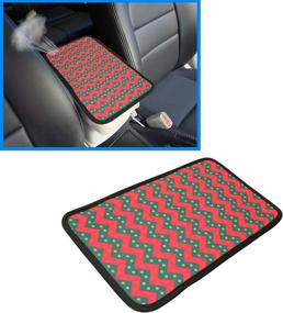 img 4 attached to 🚗 Monrand Universal Center Console Armrest Pad: Waterproof Car Armrest Cover for Ultimate Protection and Comfort