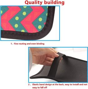 img 1 attached to 🚗 Monrand Universal Center Console Armrest Pad: Waterproof Car Armrest Cover for Ultimate Protection and Comfort