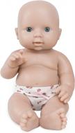 realistic full body silicone baby doll: ivita 12 inches, soft and lifelike, not vinyl material logo