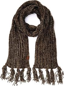 img 3 attached to Hatsandscarf Exclusives Chenille Chunky SF 1815 Women's Accessories for Scarves & Wraps