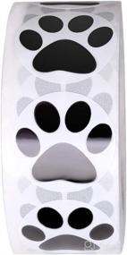 img 3 attached to Paw Prints Stickers: 500 Dog Puppy Paw Stickers for Kids, Parties, Vets, Kennels, and Mailing